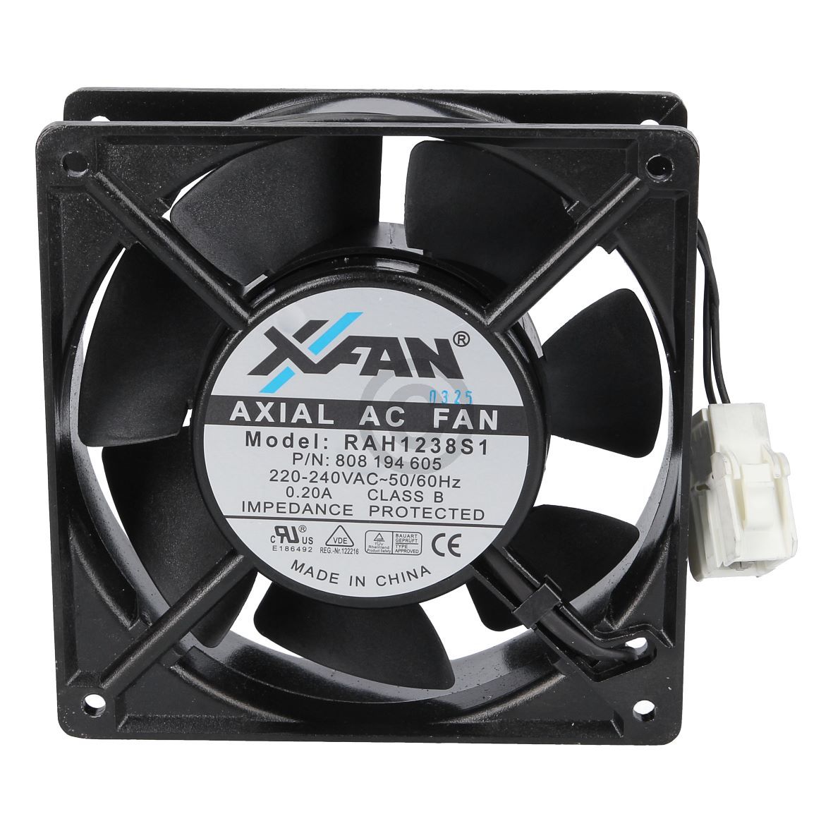 K�hlventilator f�r Kompressor AEG 808194602-5 RAH1238S1 in Trockner Waschtrockner (8081946025)