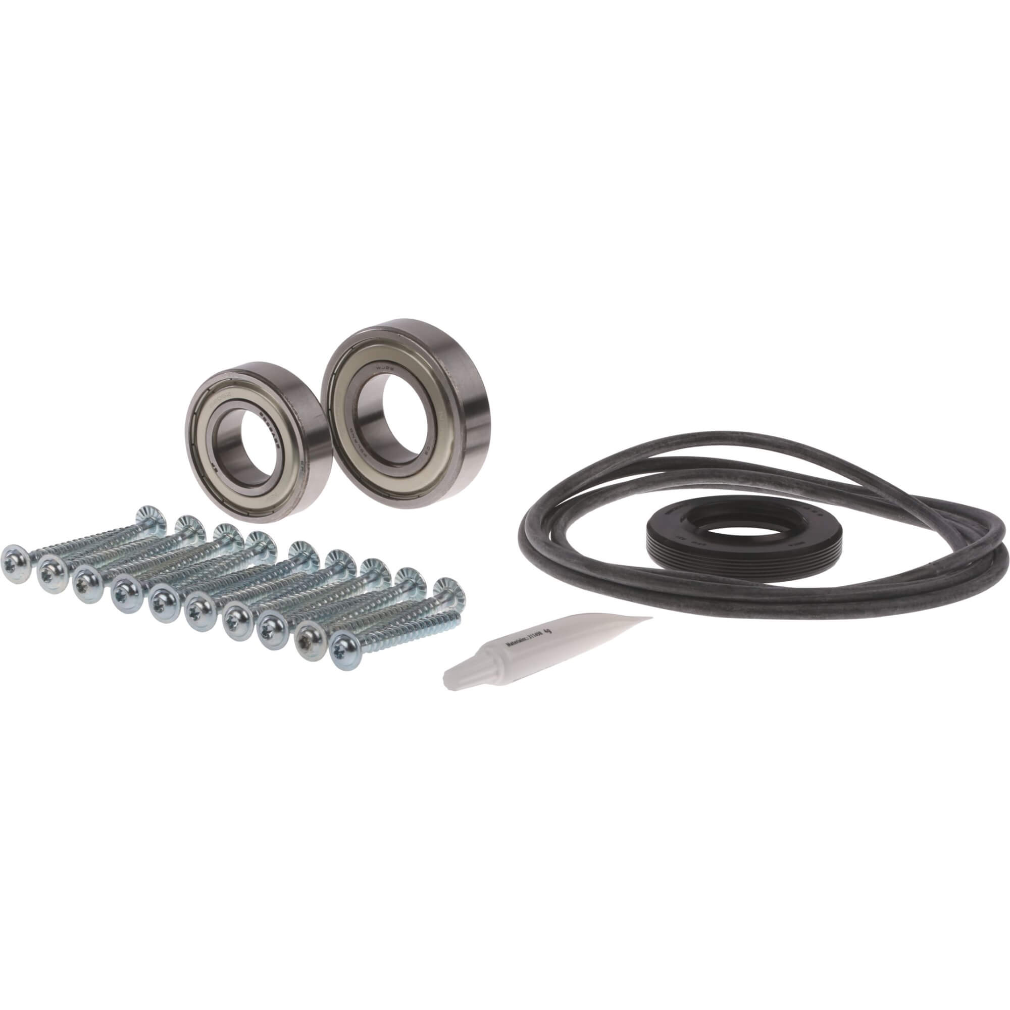 Lagersatz BSH 00619808 Wellendichtung 37- 4x62x10-12 mit Kugellagern f�r Waschmaschine (BD-00619808)