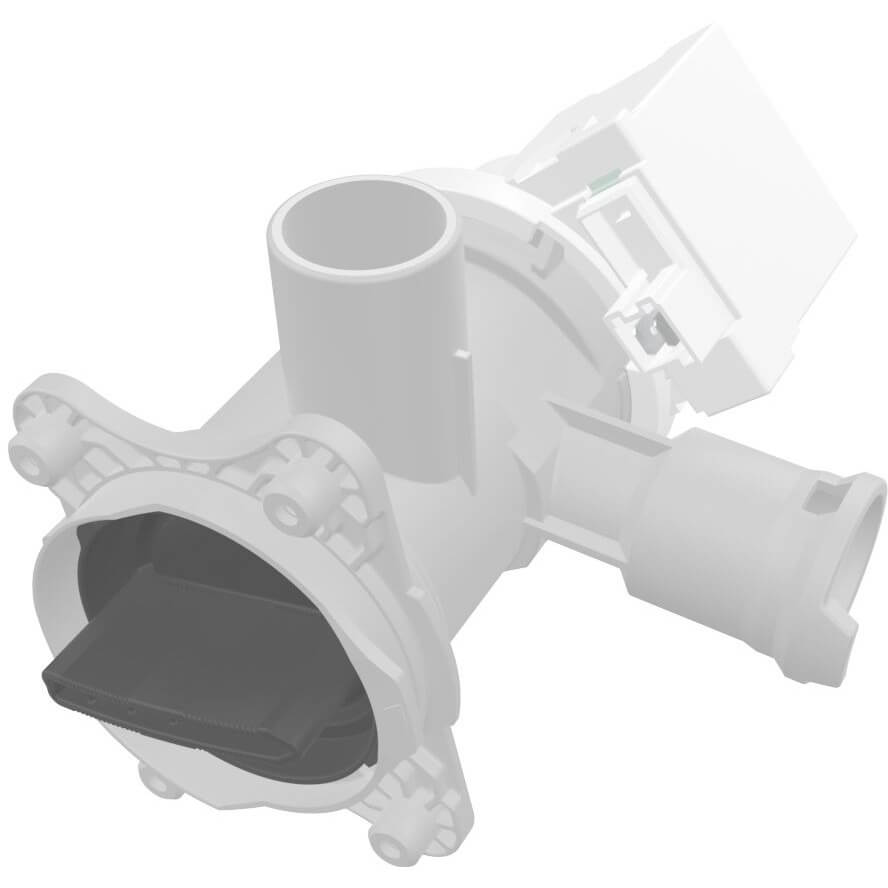 Laugenpumpe Abflaufpumpe zweiteiliger Filter (ohne D�mpferbuchsen 00425075- Set mit 4 D�mpferbuchsen und 4 Schrauben) (BD-00146258)