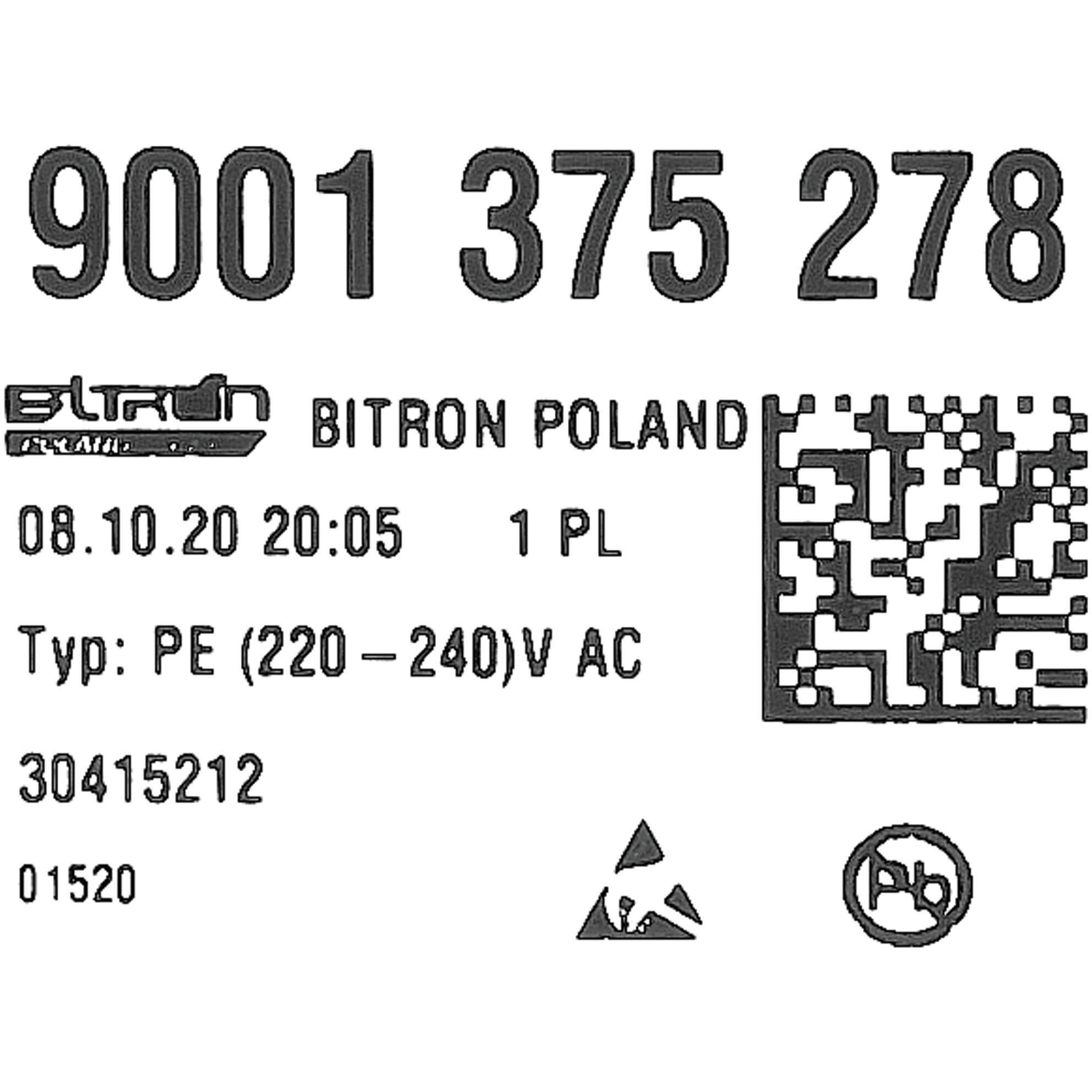 Leistungsmodul programmiert (BD-12005486) unter Sp�len/Geschirrsp�ler/Steuerung und Bedienung/Elektronik und Steuerung
