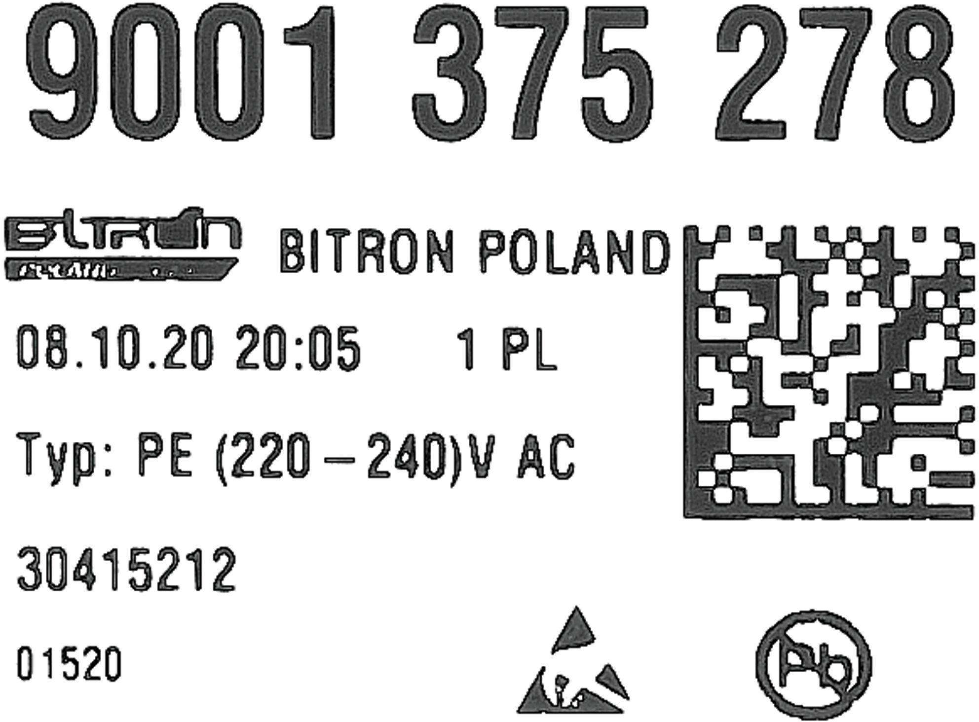 Leistungsmodul programmiert (BD-12009337)