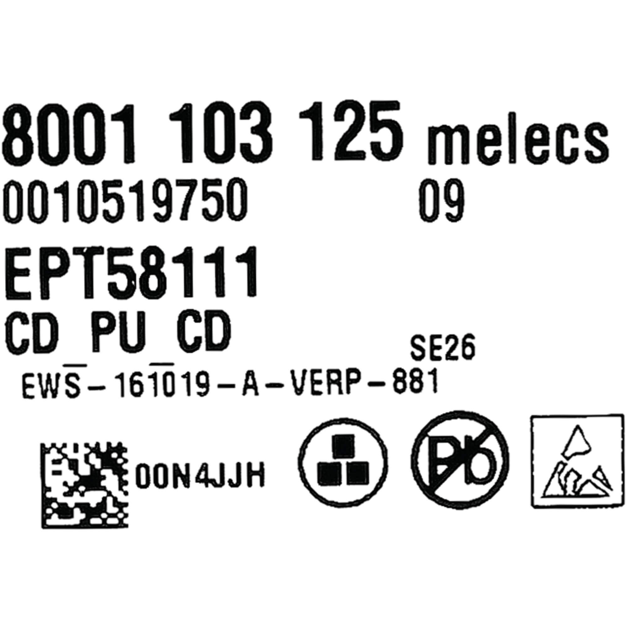 Leistungsmodul programmiert TE37I-VT0003 - T23P Selfclean 9kg (BD-00634306)