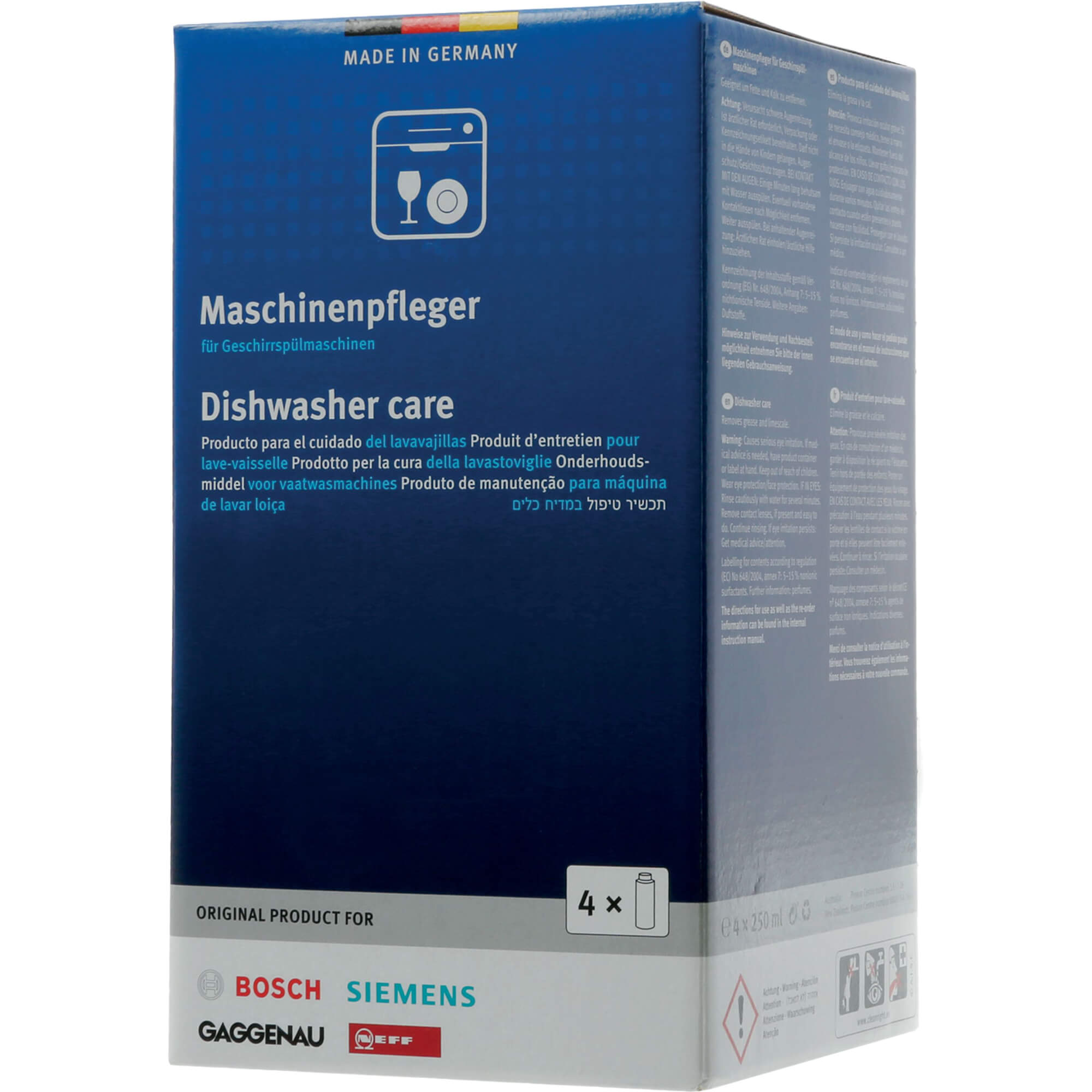 Pflegemittel 4xMaschinenpfleger f�r Geschirrsp�lmaschinen - Entfernt Fett und Kalk (KD-00312362) unter Sp�len/Geschirrsp�ler/Sp�lmaschinenreiniger