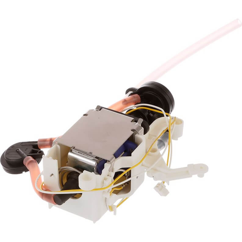 Pumpe mit vormontierten Pulsationsd�mpfer mit neu Halterung-unbrennbaren Material + Befestiger- leise Pumpe (BD-12044994)