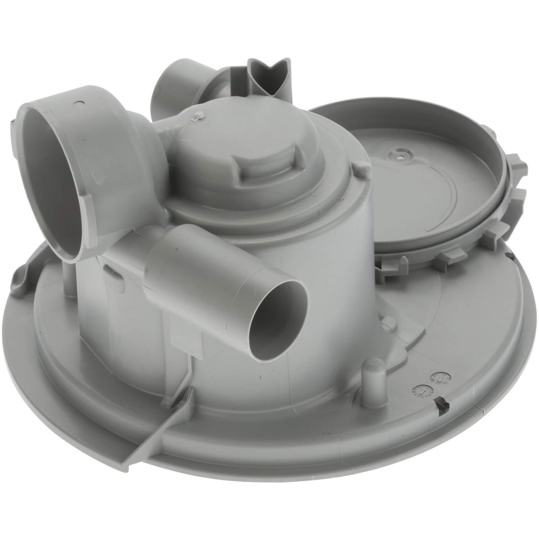 Pumpentopf komplett mit Dichtung- ohne Aquasensor mit R�ckschlagventil Position 0605- Abdeckung- muss mit getauscht werden! (EA-00669172)