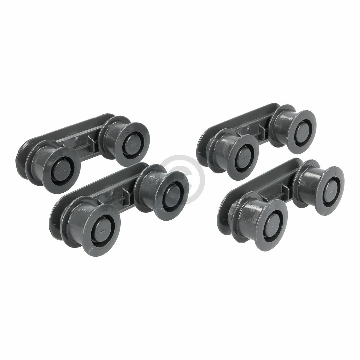 R�derhaltersatz- dunkelgrau- 4 Stck- (4055260790)