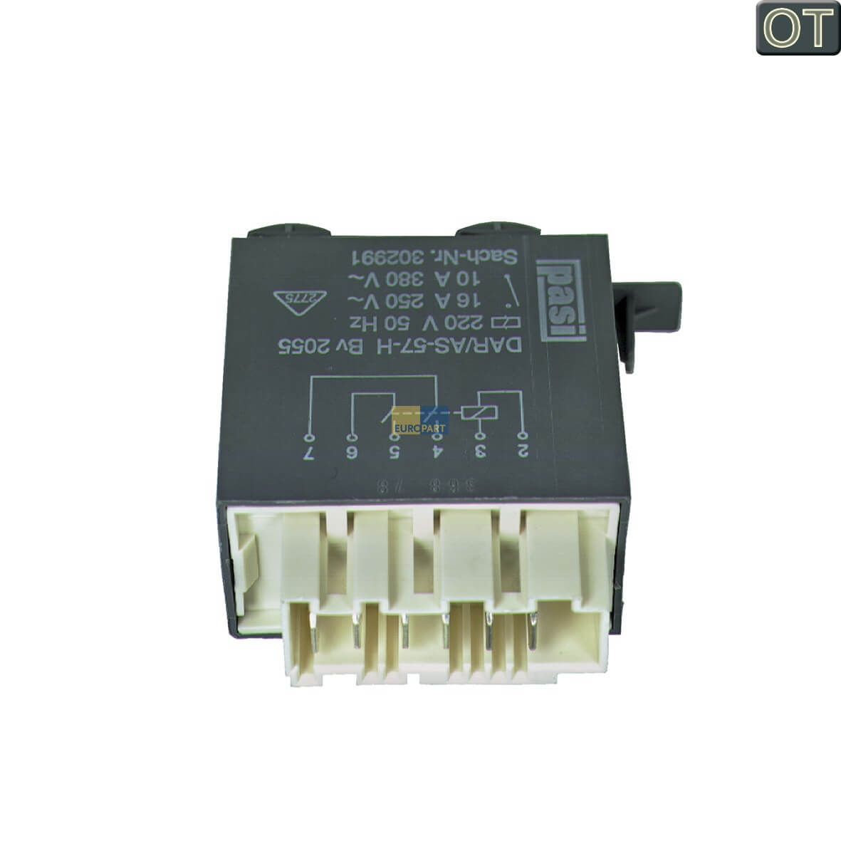 Relais f�r Heizelement- 220V Bauknecht 481228068005 f�r Trockner (KD-481228068005)