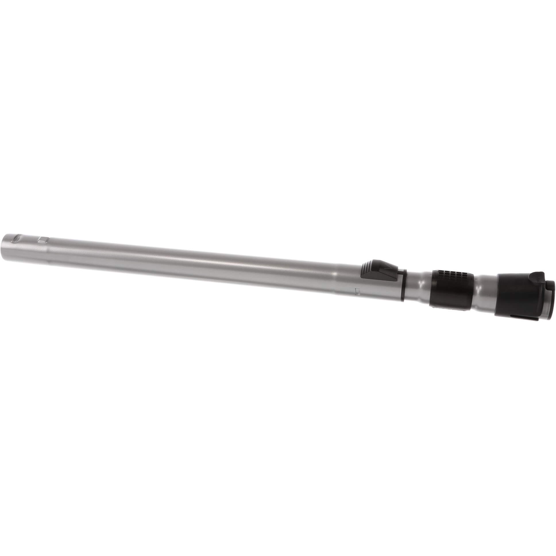 Rohr silber- mit Nebenluftsteller und Schiebetaste- Klickverbindung (BD-17002701)