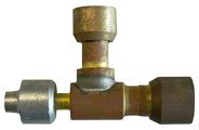 Rohrverbindungsst�ck Lokring T-Reduzierkupplung 8-2-6mm Messing (BD-00067459)