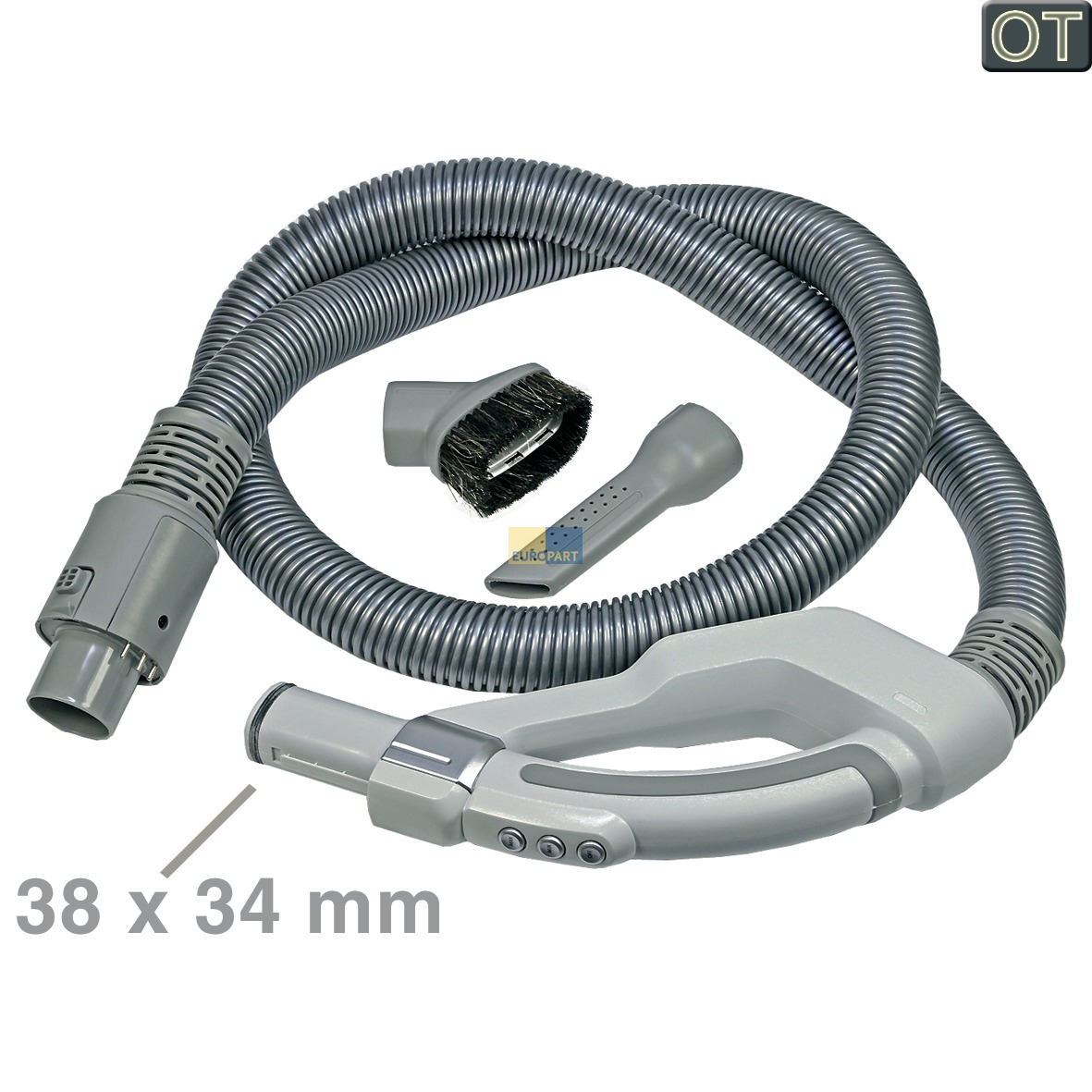 Saugschlauch komplett- mit Fugend�se + Saugpinsel Electrolux 1131404632 f�r Staubsauger (1131404632)