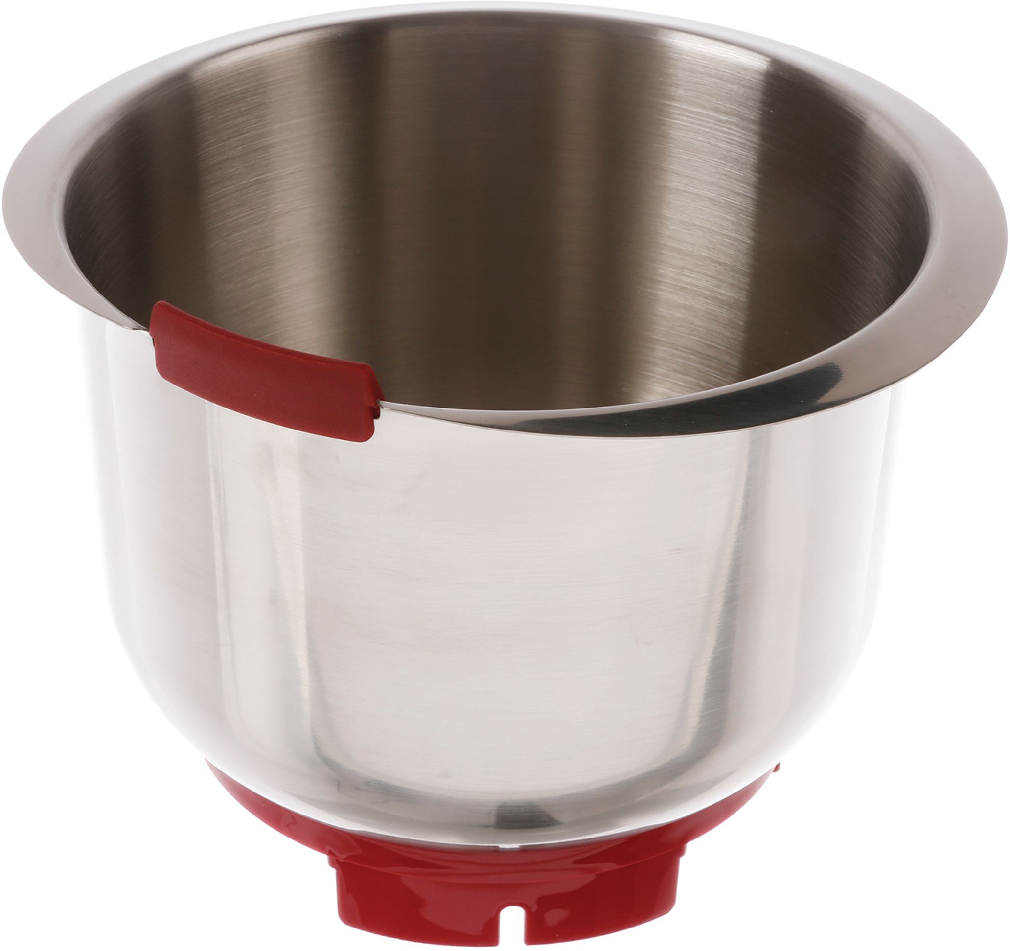 Sch�ssel in Edelstahlausf�hrung mit roten Teile (BD-00660653)