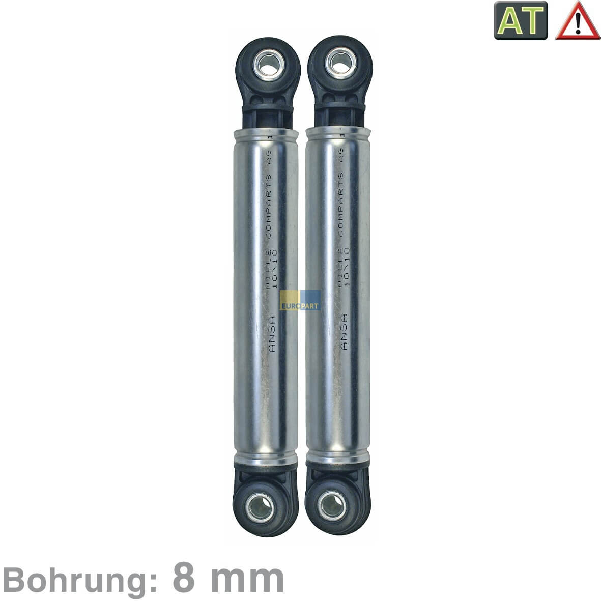 Stossd�mpfer passend f�r Miele 2102798 f�r Waschmaschine 2 Stk (10020191)