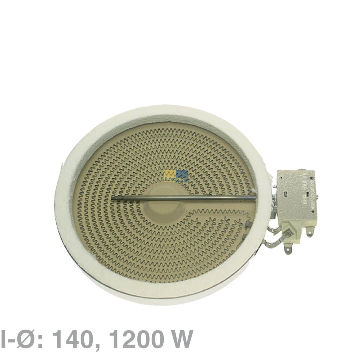 Strahlheizk�rper 140mm- EGO  1200W 230V f�r Kochfeld (10-54111-004)