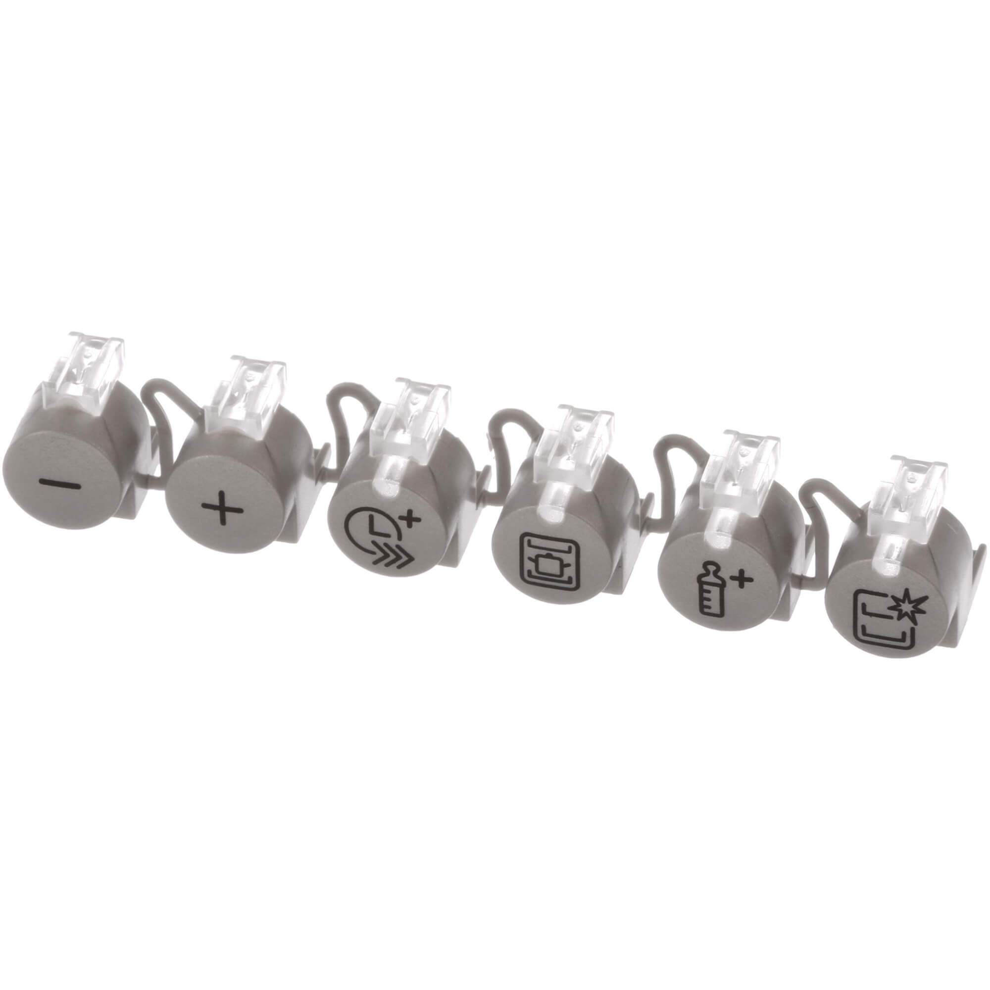 Tastensatz Edelstahl- 4 Sonderfunktionen- Zeitvorwahl- k�rzbar (BD-10010247)