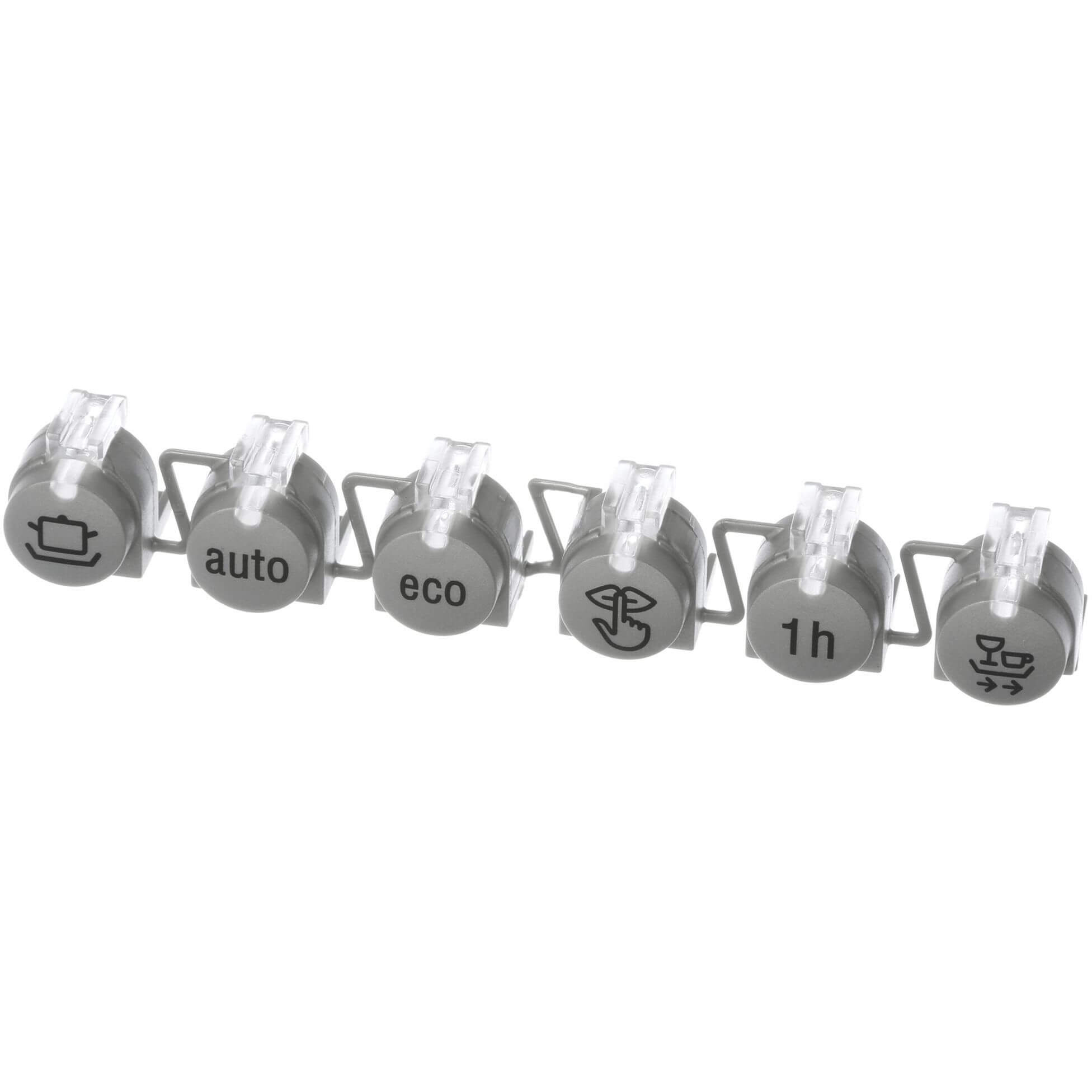 Tastensatz Edelstahlfarbig 6 Programmtasten- k�rzbar  Tastensatz Edelstahlfarbig 6 Programmtasten- k�rzbar (BD-10004208)