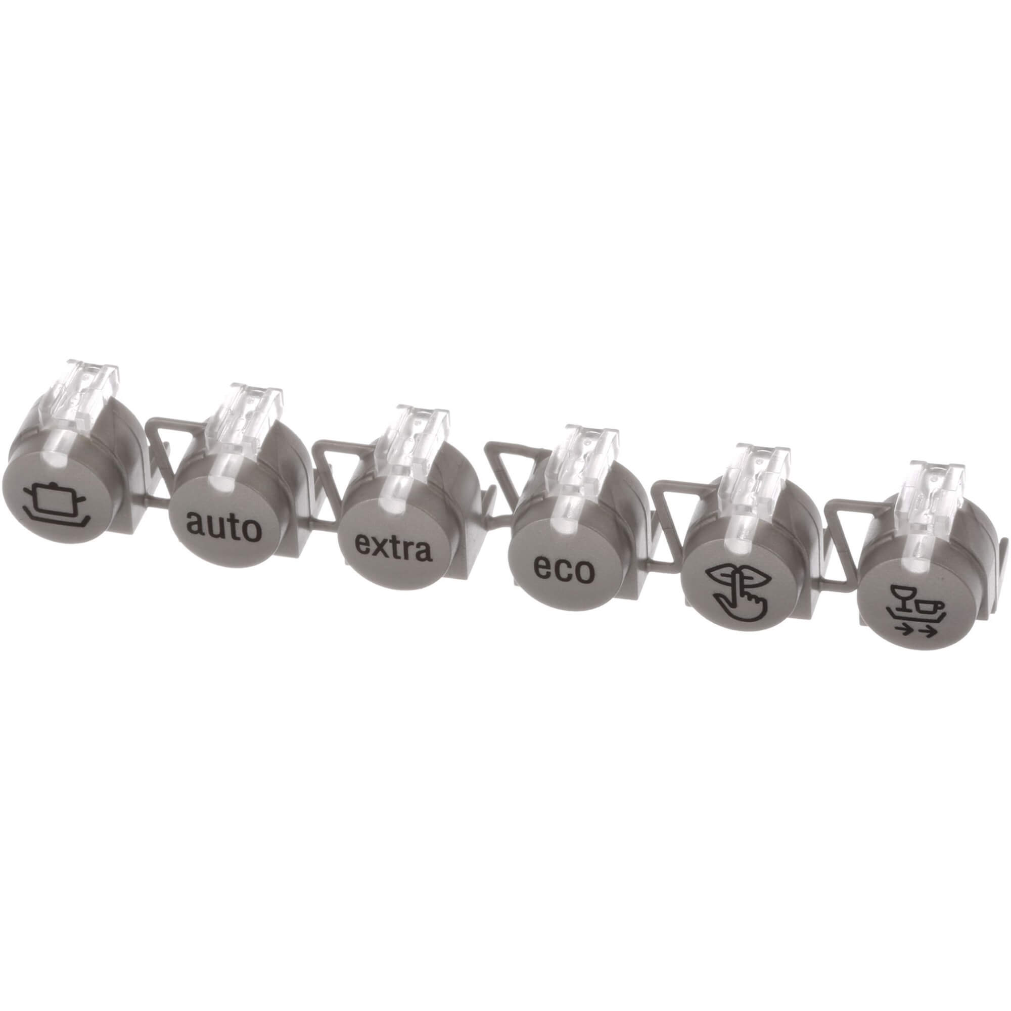 Tastensatz Edelstahlfarbig 6 Programmtasten  Tastensatz Edelstahlfarbig 6 Programmtasten (BD-10008268)