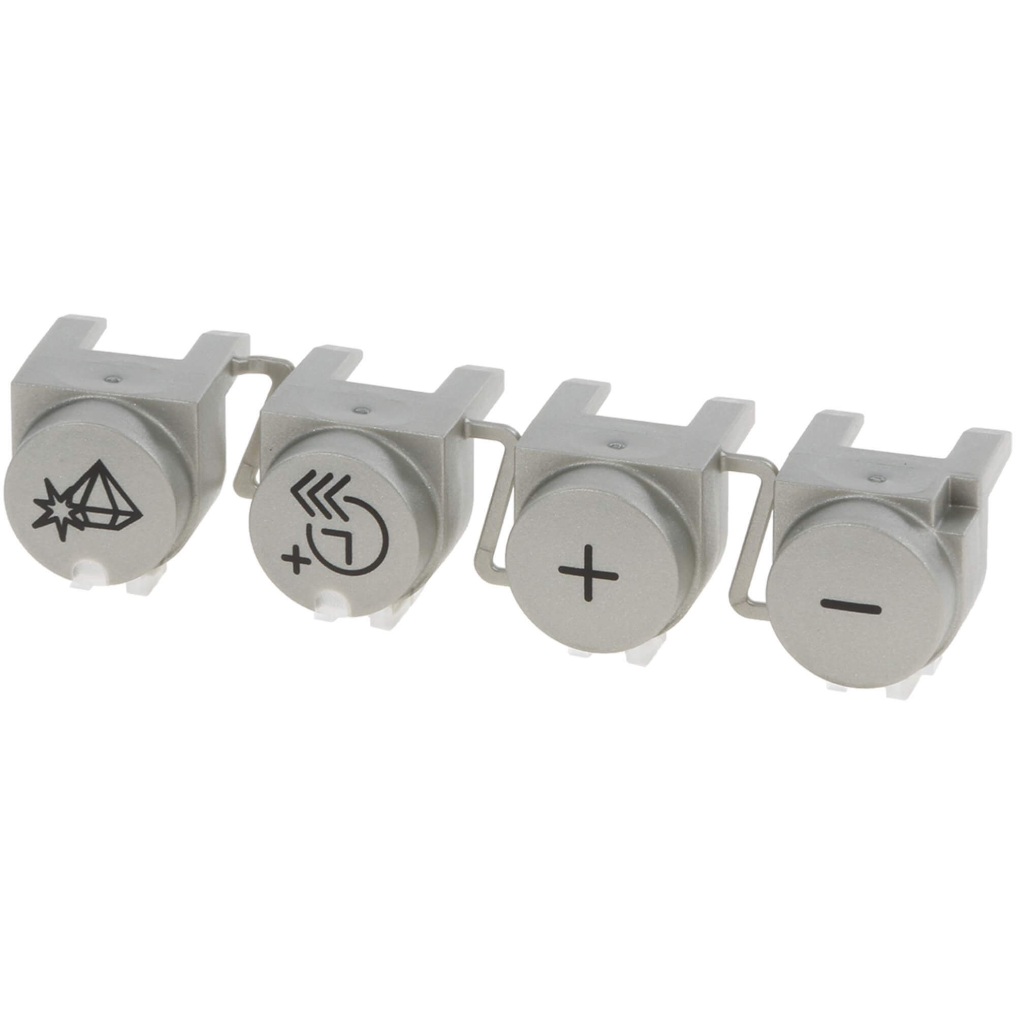 Tastensatz Edelstahlfarbig- Bosch VI 4 Zusatztasten (BD-00632183)