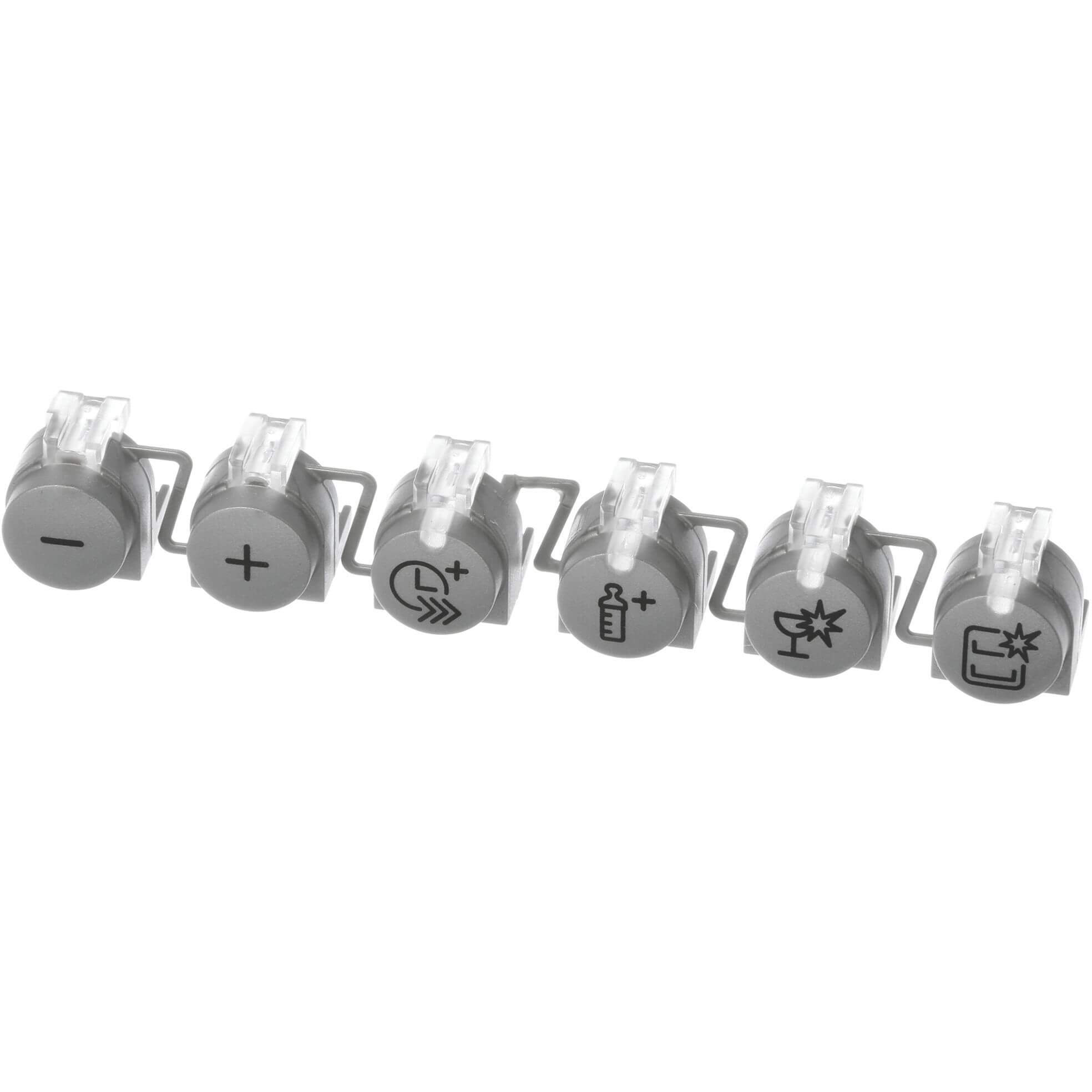 Tastensatz Edelstahlfarbig lackiert- 4 Zusatztasten- k�rzbar  Tastensatz Edelstahlfarbig lackiert- 4 Zusatztasten- k�rzbar (BD-10003873)