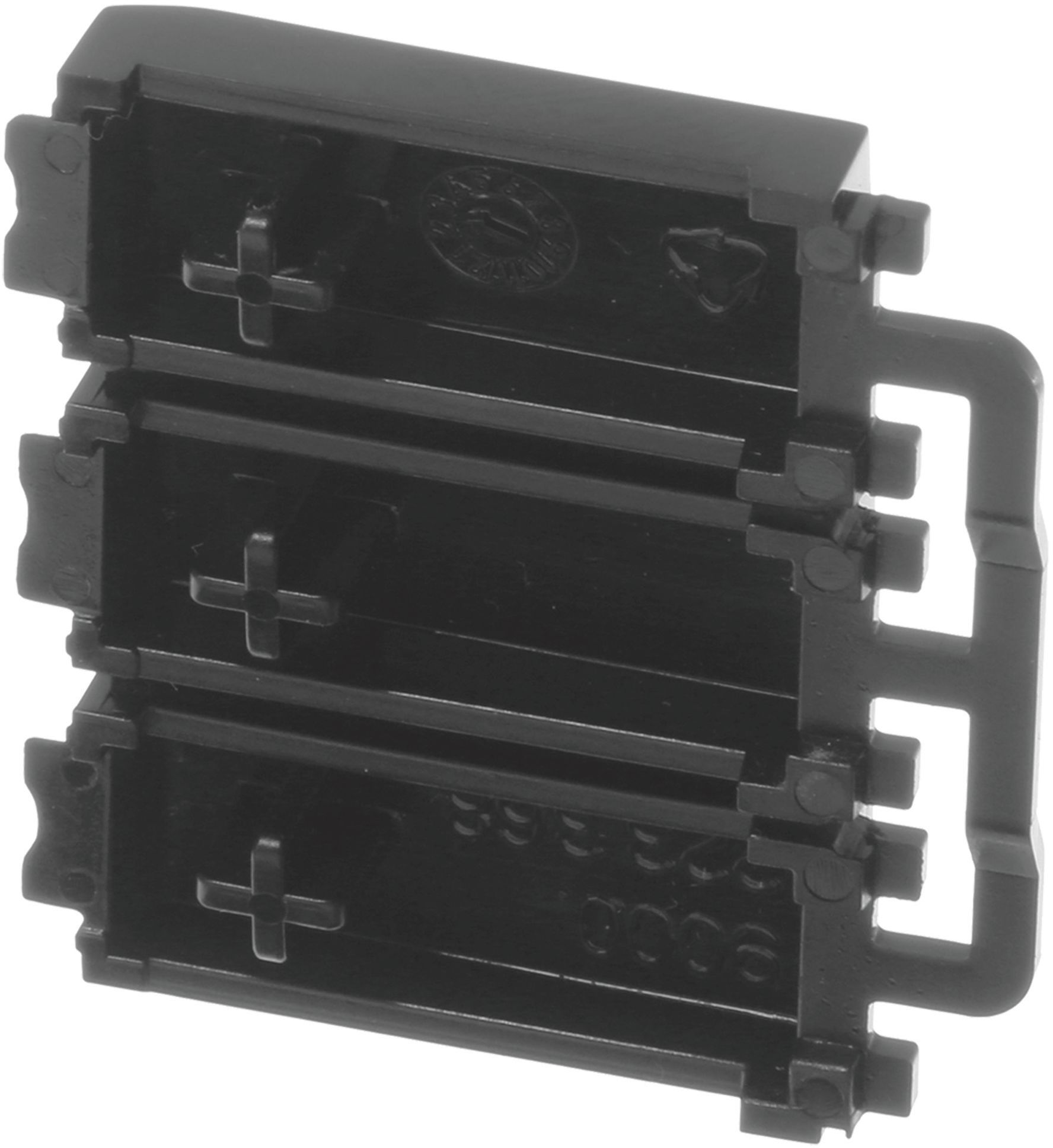 Tastensatz schwarz- 3 Programmtasten- links (BD-10006260)