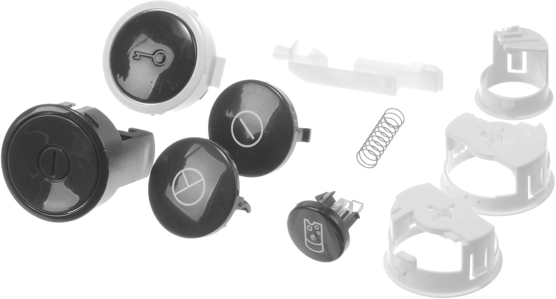 Tastensatz Tasten- Rahmen- Federn u Schaltschieber (BD-10000277)