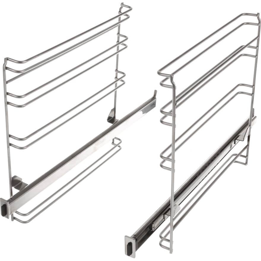 Teleskopauszug 1-fach Paar (links und rechts)- optimierte Version- nicht f�r pyrolyse f�r Ger�te mit Mikrowelle 60 cm- Max  15 kg (BD-17007104)