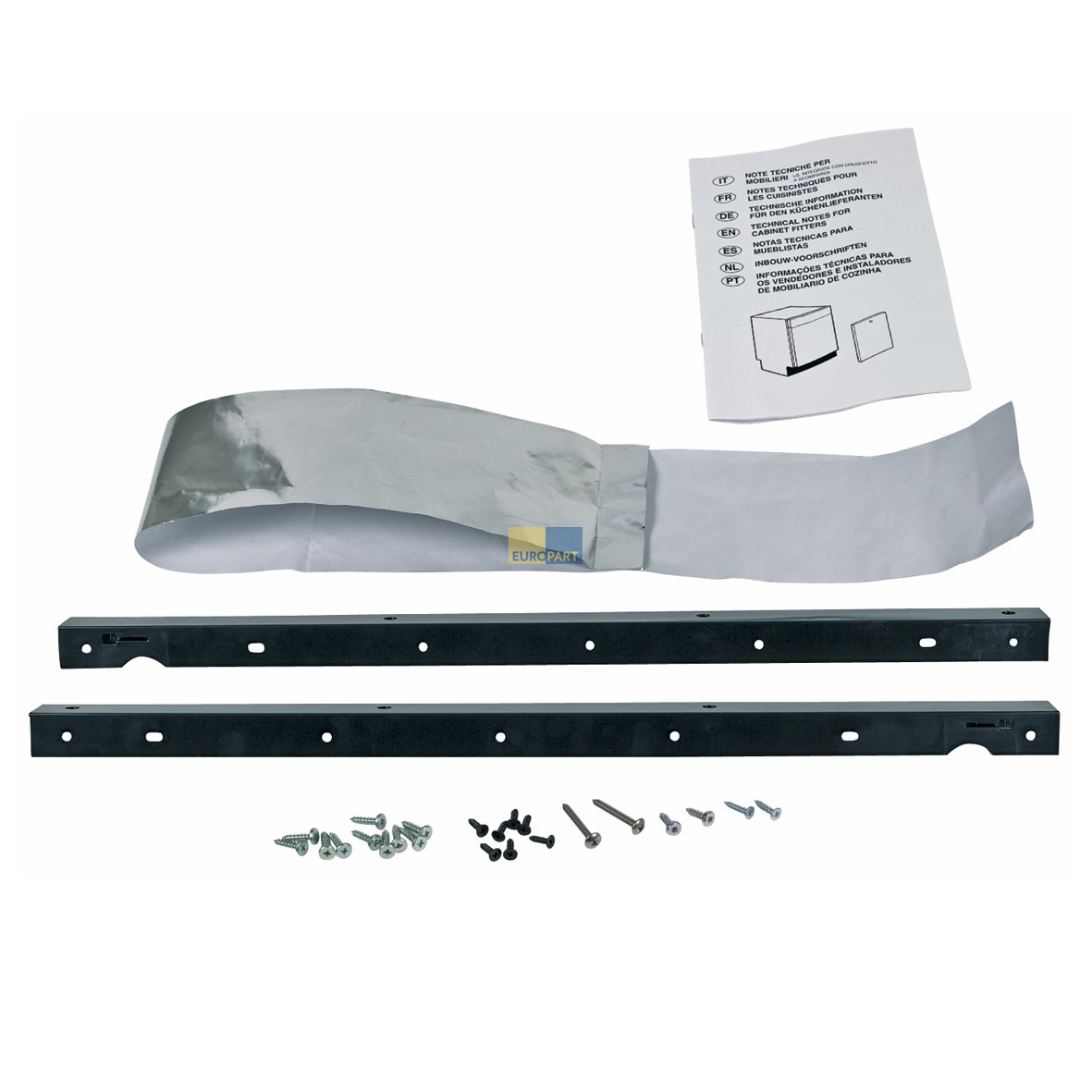 T�rbefestigung Einbau Candy  f�r Schleppt�rtechnik Geschirrsp�ler (KD-41900626)