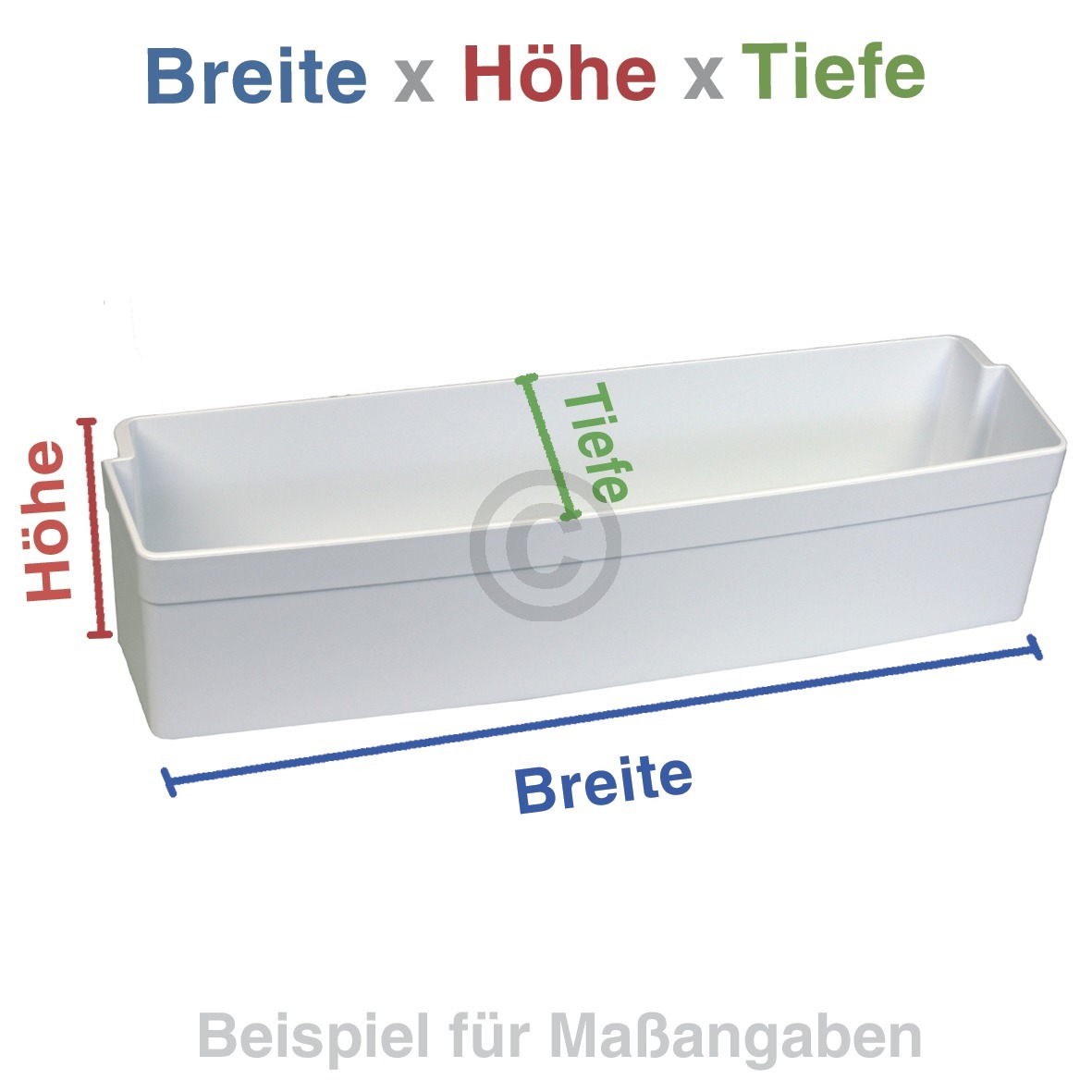 T�rfach mitte f�r K�hlteil Beko 4248540310 490x55mm in K�hlGefrierKombination K�hlschrank (4248540310)