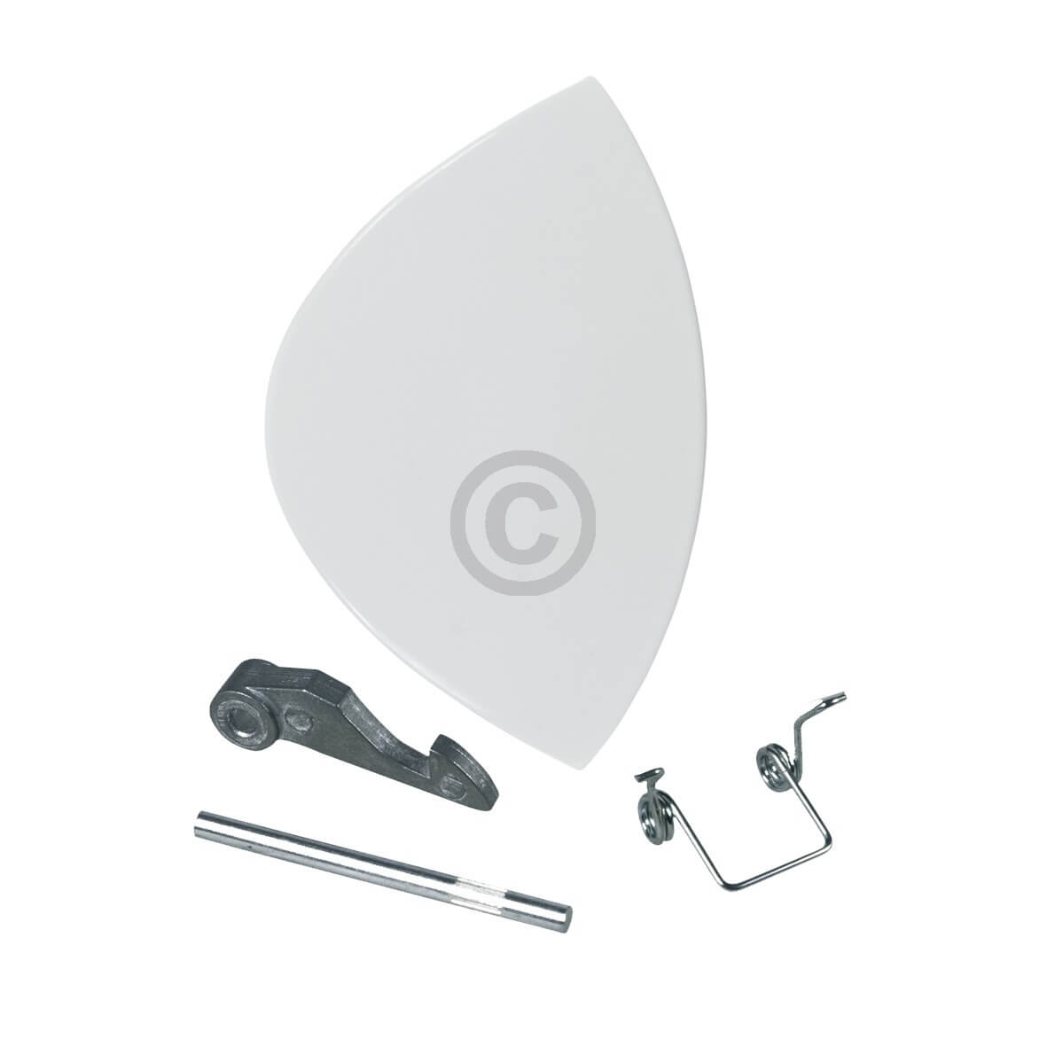 T�rgriff wie INDESIT C00075323 weiss komplett f�r Waschmaschine Waschtrockner (10033962)