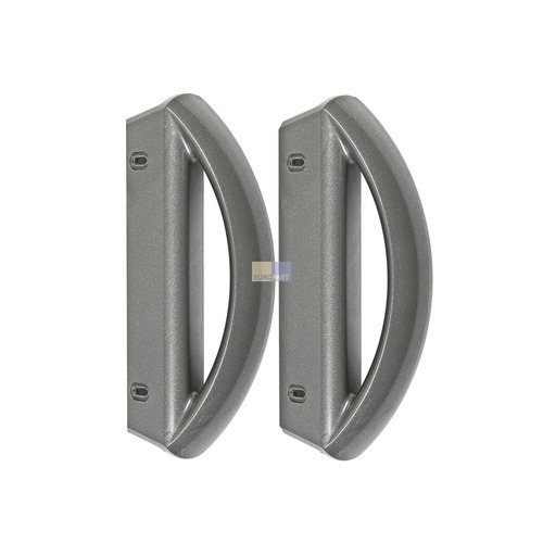 T�rgriffsatz ZANUSSI 5029986400-4 grau f�r K�hlGefrierKombination (EA-50299864004)