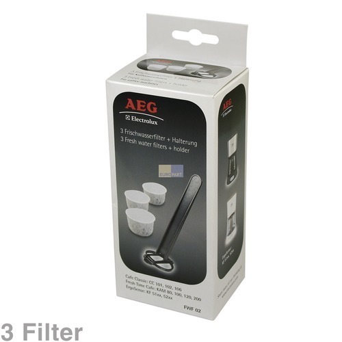 Wasserfilter AEG 900166448-2 FWF02 für Kaffeemaschine 3Stk (KD-9001664482)