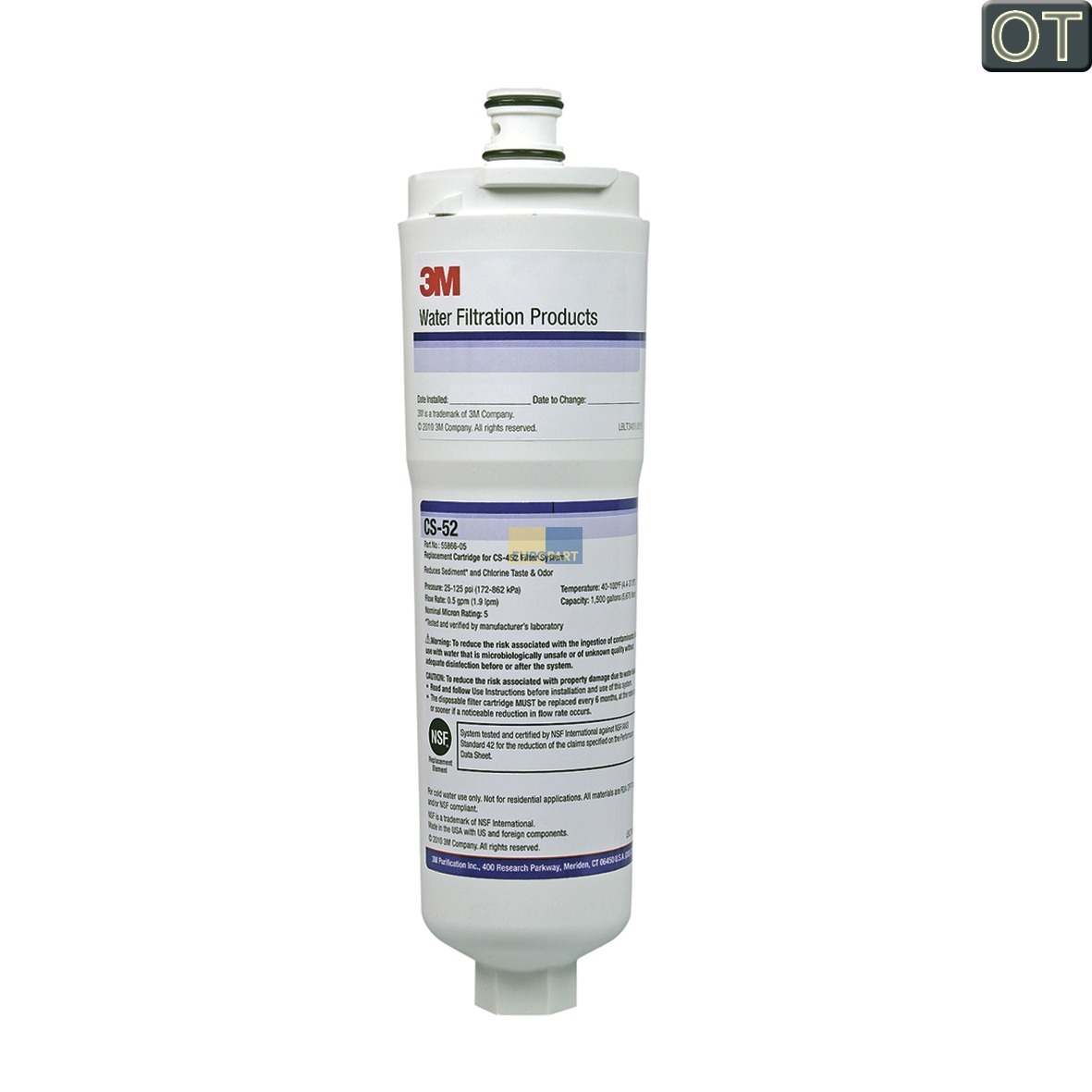 Wasserfilter BSH 00640565 CS-52 intern für KühlGefrierKombination SideBySide (KD-00640565)