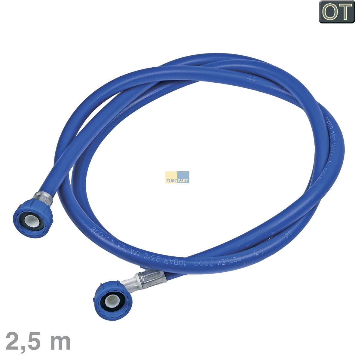 Zulaufschlauch 2- 5m 25-C Electrolux 902979343-8 E2WII250A Classic f�r Waschmaschine Geschirrsp�ler (EA-9029793438)